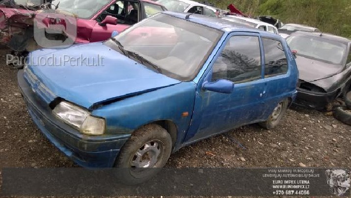 PEUGEOT 106 1995 1 0 954CM3 33KW BENZINAS MECHANINE HACBEKAS