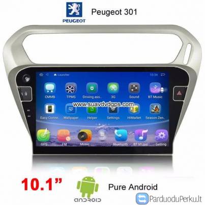 Peugeot 301 Android Car Radio GPS WIFI Satellite camera navigation