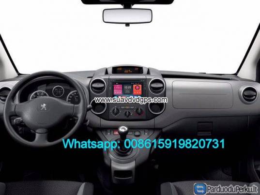 Peugeot Partner Car stereo navi 4G phone call sound adjustment AUX