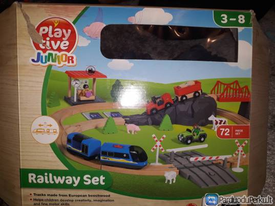 Playtive junior Railway set, naudotas