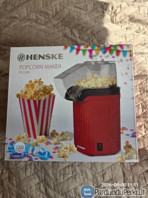 Popcornų gaminimo aparatas