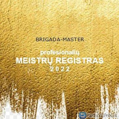 Pradėta registracija "Meistrų Registre - 2022" (statybų, apdailos meistrams)