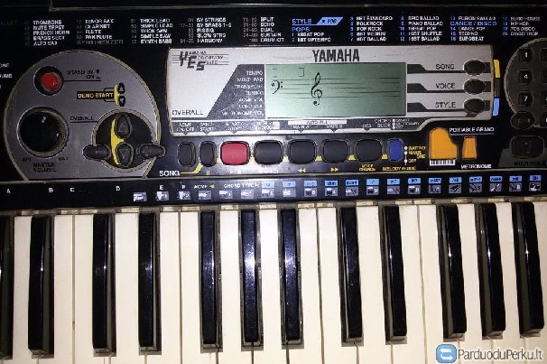 Praktiškasis elektroninis pianinas Yamaha