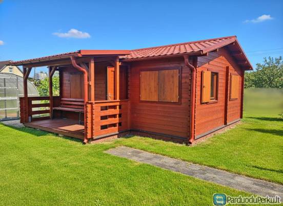 prie tvenkinio sodas naujas namas 6 arai už Bernatonių Daukniškių k. Panevėžio r.