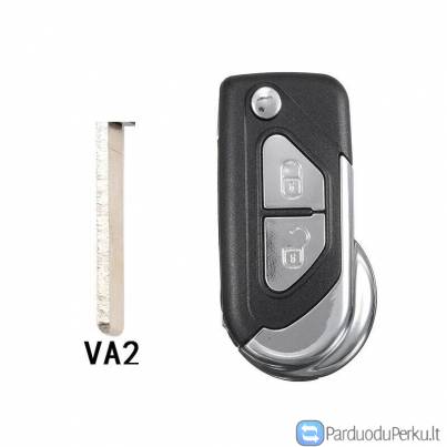Rakto korpusas – tinkantis Citroen DS, 2 mygtukai VA2