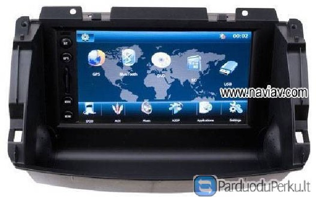 Renault Koleos Automobilių DVD grotuvas GPS naviga