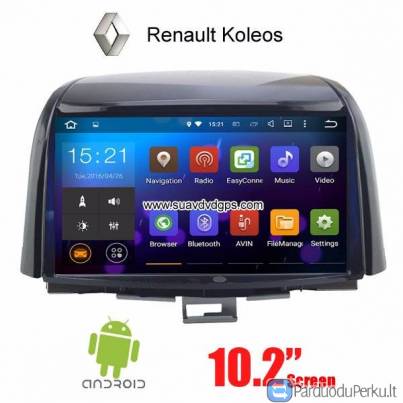 Renault Koleos garso radijo Automobilių Android WiFi GPS navigacijos kamera