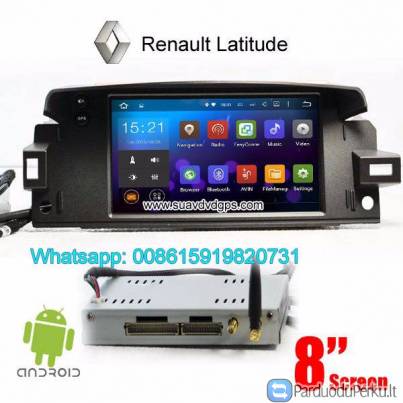 Renault Latitude Android Automobilių radijo Wi-Fi navigacijos kamera