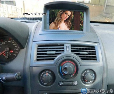 Renault Megane II OEM stereofoninis radijas DVD gr
