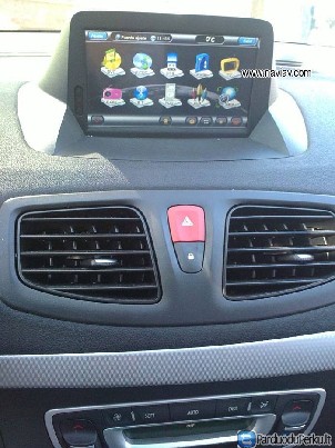 Renault Megane III Fluence radijas Car DVD GPS