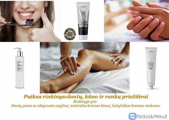 Rinkinys kūno, rankų ir dantų priežiūrai