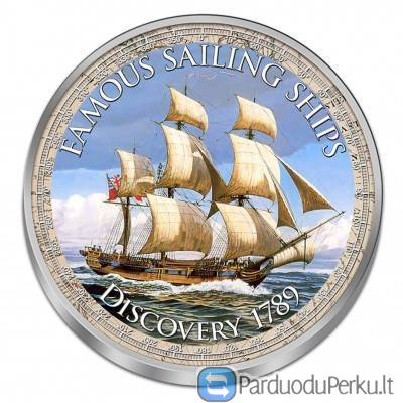 Karibų Valstijos. Įžymūs Jūriniai Buriniai laiviai. 25 centų monetos...