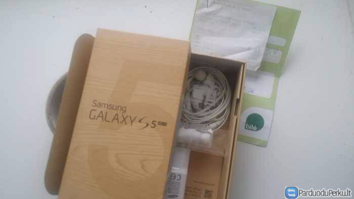 Samsung G900f Galaxy S5 4G shimmery white