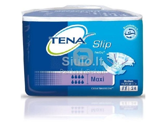 Sauskelnės Super SENI Plus ir TENA Slip Feel Dry