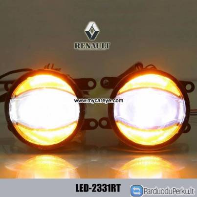 Sell Renault car amber led fog light LED daytime running lights DRL