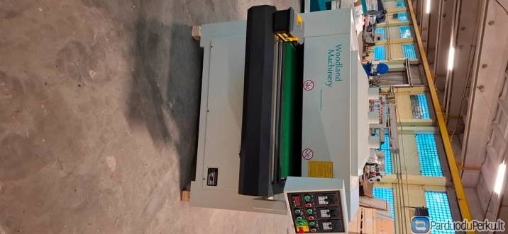 Šepetinės šlifavimo staklės WOODLAND MACHINERY su metaliniu šepečiu (naujos)