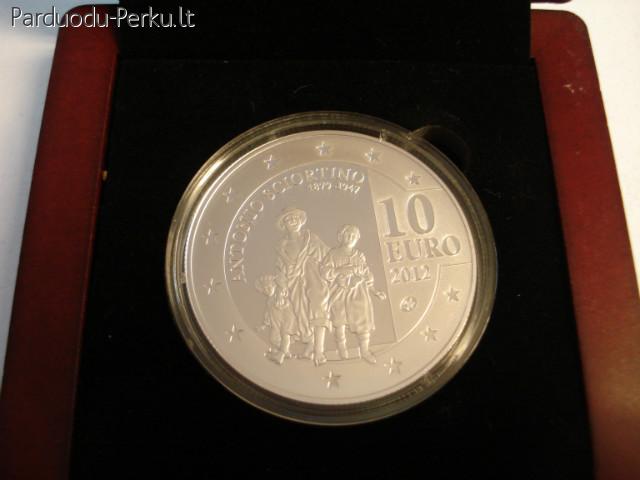 Sidabrinė 10 € moneta, Malta 2012