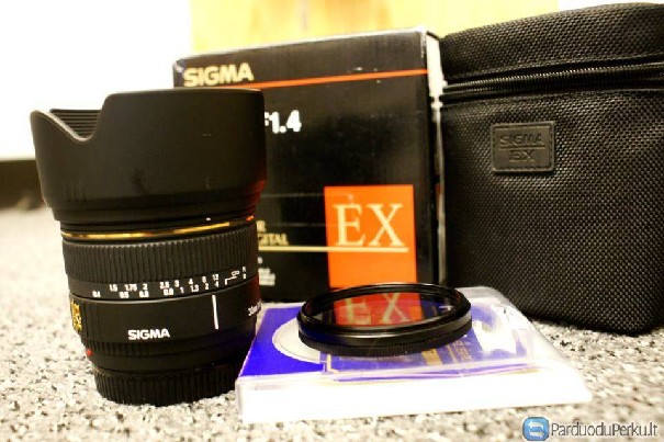 Sigma F1.4 30mm - Idealios bukles - Apsauginis filtras for F