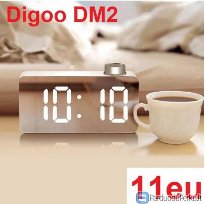 Skaitmeninis LED laikrodis-žadintuvas Digoo Dm2