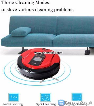 Smart Robot Vacuum Cleaner Home Carpet Floor Wet&Dry Mop Cleaning