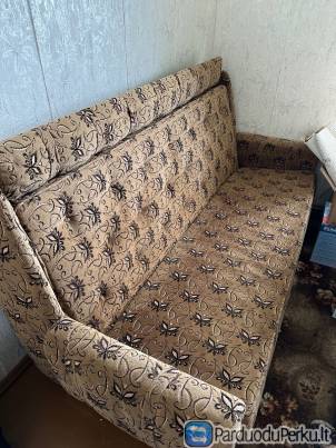 Sofa ir du foteliai
