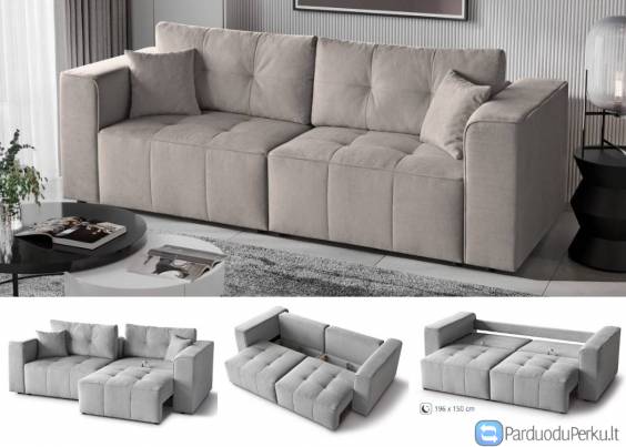 Sofa – lova / mini minkštas kampas “Bama”