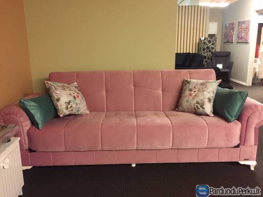 Sofa-lova Rausva