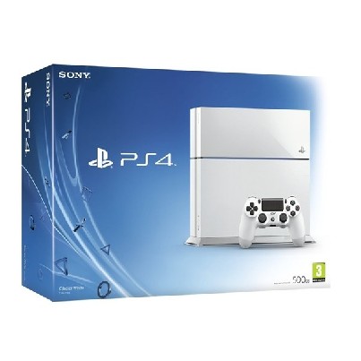 Sony PlayStation 4 balta konsolė su 500Gb