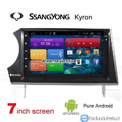 SsangYong Kyron car pc radio video pure android