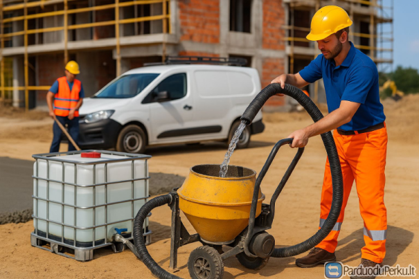 Statybinis vanduo Vilnius – Patikimas vandens tiekimas statybvietėms | UAB Biovaliuta