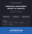 SUPERKAME AUTOMOBILIUS — GREITAI IR BE RŪPESČIŲ