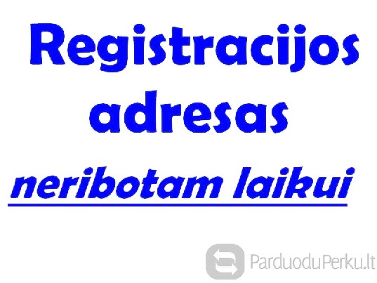 Suteikiame REGISTRACIJOS juridini adresą