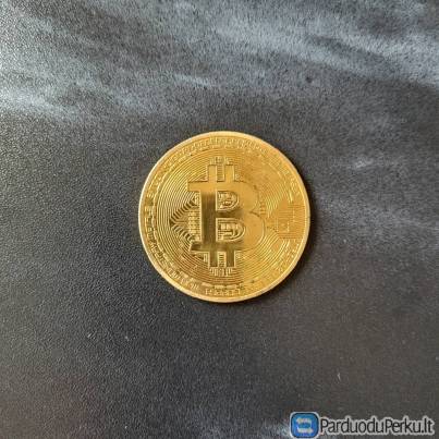 Suvenyrinė Bitcoin Moneta – Paimk Šiandien Kaune, Tik €5!, Kaunas