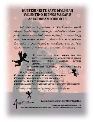 Šv. Valentino diena kurorte "Aerodream"