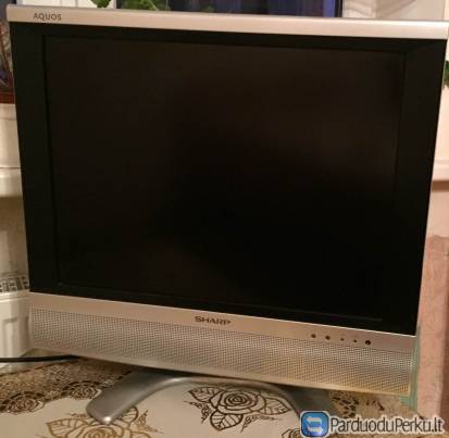 Televizorius SHARP AQUOS LC-20S4E su skystųjų kristalų ekranu 50cm , naudotas , veikiantis