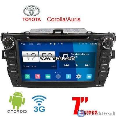 Toyota Corolla Auris Android 4.4 Car Radio WIFI 3G