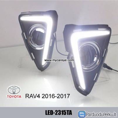 Toyota RAV4 2016-2017 DRL LED Daytime driving Light upgrade