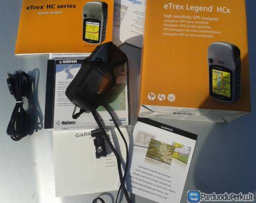 Turistine GPS navigacija Garmin eTrex Legend HCX dežutėje