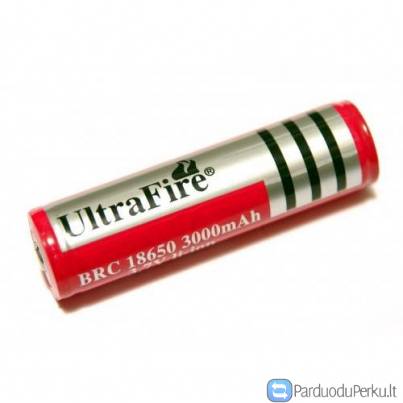 Ultrafire 18650 akumuliatoriai mobilektra.eu