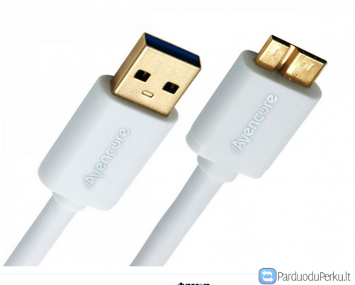 USB (A) 3.0 - micro USB (B) Super Speed 50 cm kabelis