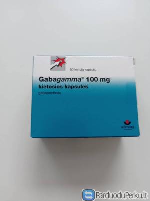 Vaistas Gabagamma 100 mg