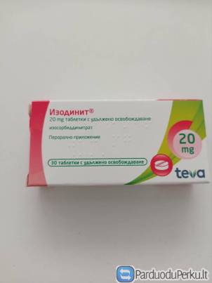Vaistas Izodinit 20 mg