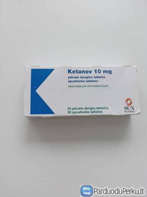 Vaistas Ketanov 10 mg