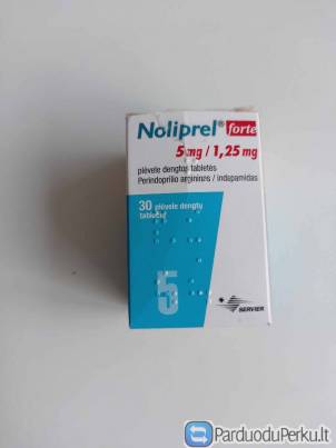 Vaistas Neliprel 5 mg/1,25