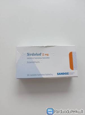 Vaistas Sirdalud 2 mg N30
