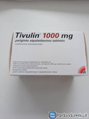 Vaistas Tivulin 1000mg  120 tab  liko kelios dėžutės po  -5 €