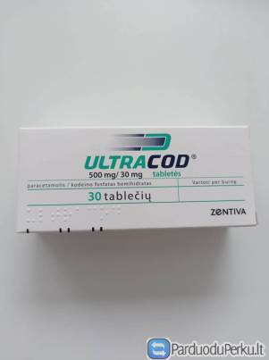 Vaistas Ultra Cod 1 dėžutė 2 €