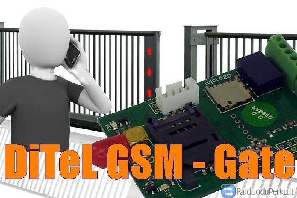 Vartų GSM nuotolinis valdymas DiTeL GSM - Gate