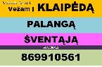 Vežame iš KAUNO į Klaipėdą-PALANGĄ-ŠVENTĄJĄ