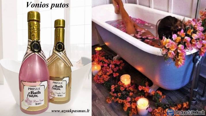 Vonios putos ir druska šventinėje pakuotėje